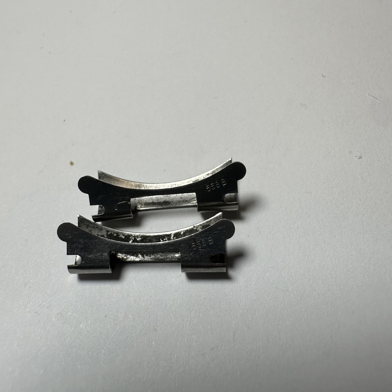 Rolex 20mm Pair Endlinks 558B for 78360 Datejust No Holes Bracelet
