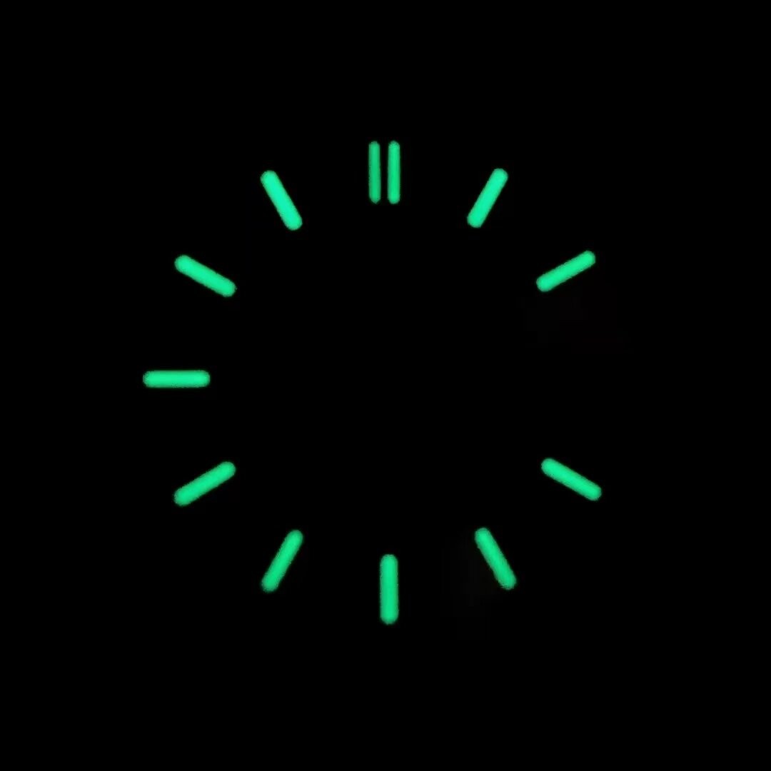 28.5mm Sun Pattern Watch Dial Blue Green Lume for Nh35 Nh36 Movement Accessories
