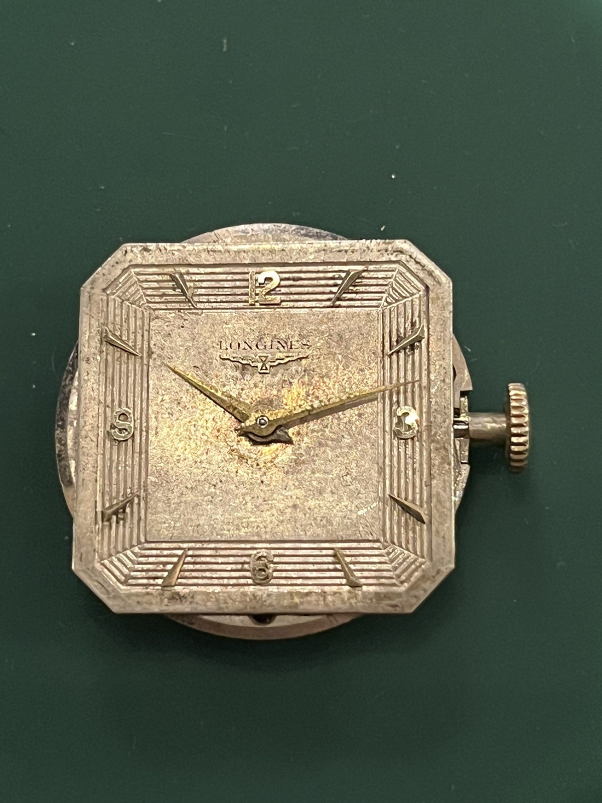 GOOD BALANCE Longines Cal. 23Z Watch Movement 17j With Dial Stem And Crown
