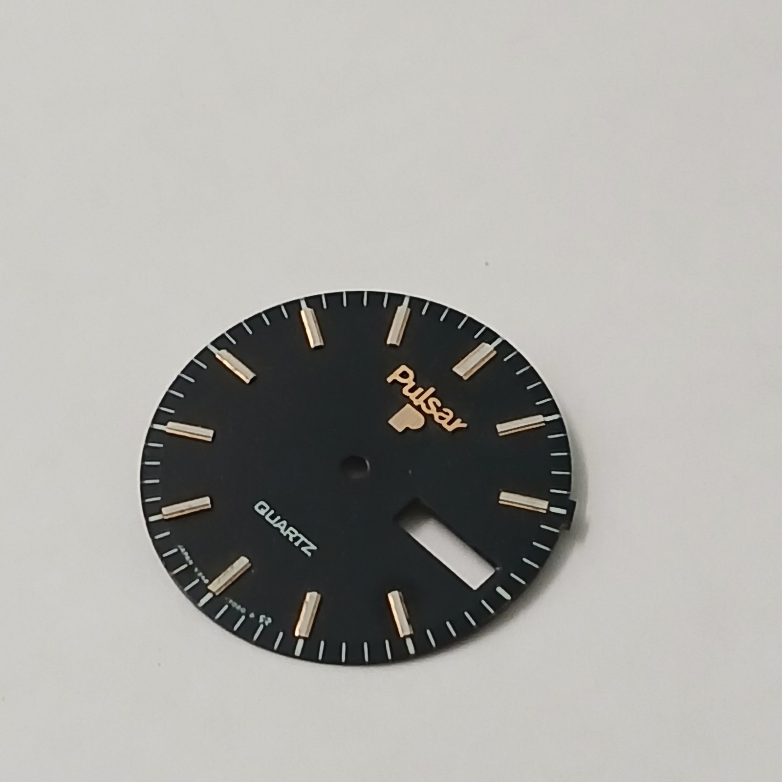 NOS Genuine Vintage Pulsar V348 Watch Dial 1980-1990 Quartz W/Calender 28mm