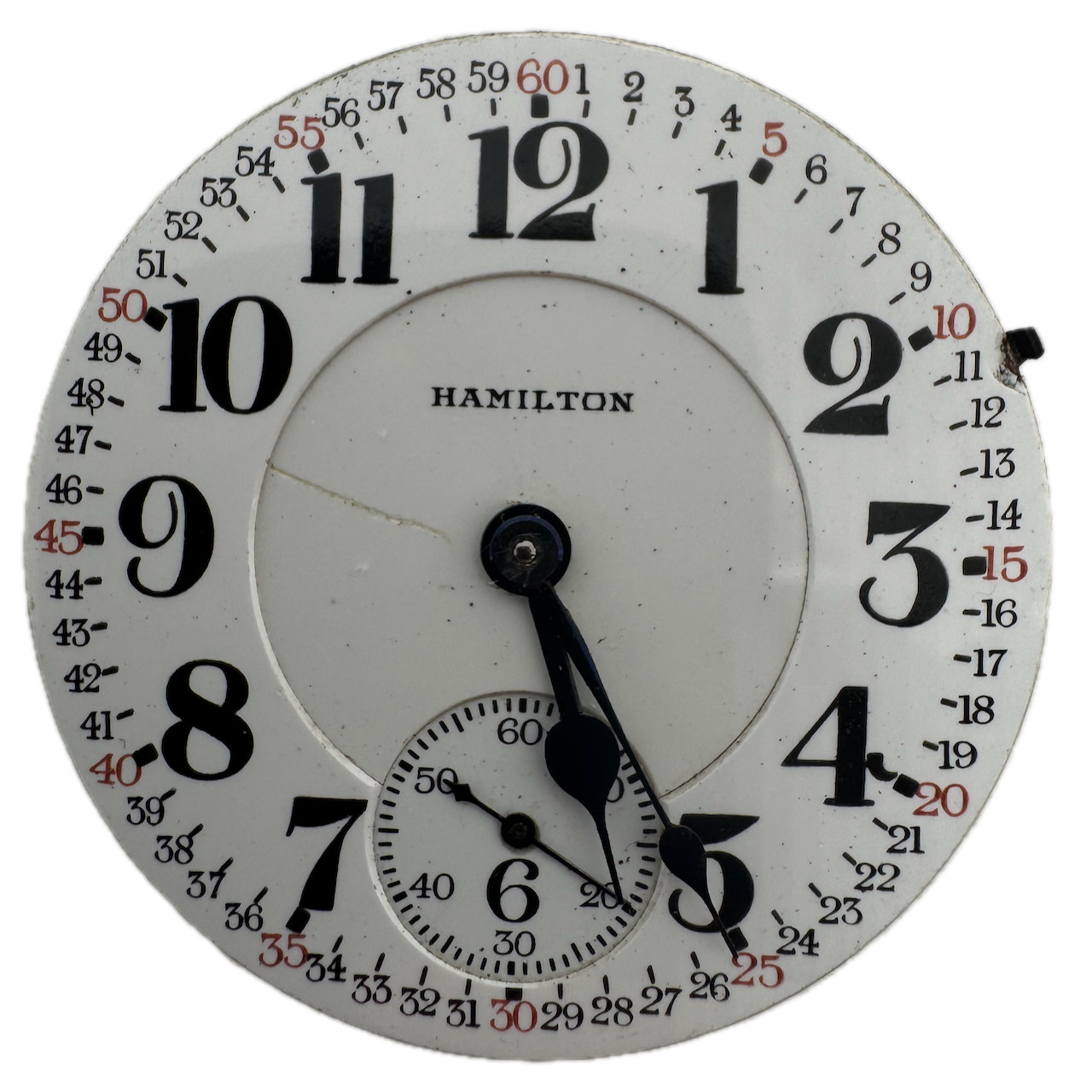 Antique 18 Size Hamilton Mechanical Railroad Pocket Watch Movement 940 USA