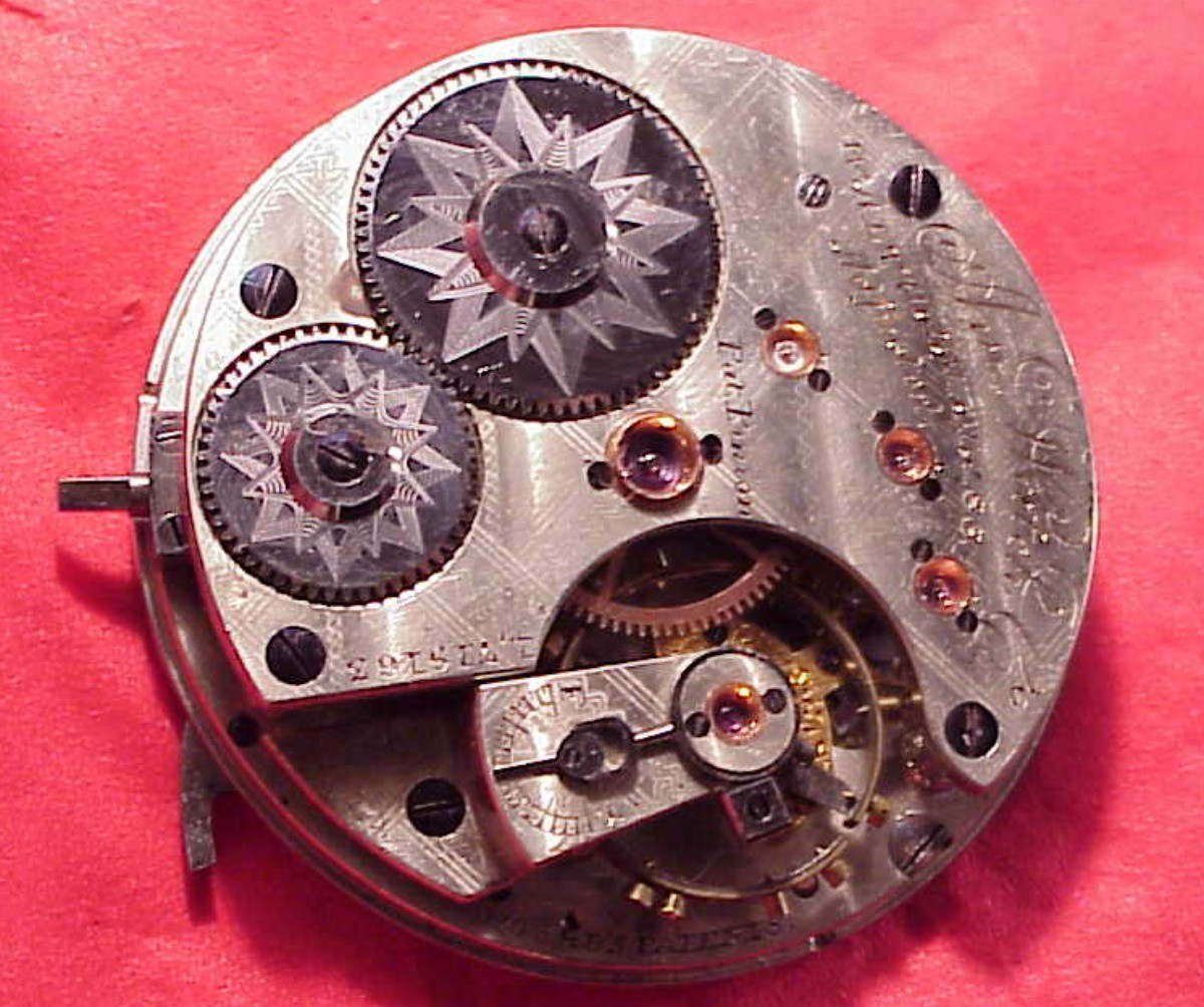VINTAGE 1872 16 JEWELS AM WALTHAM CO POCKET WATCH MOVEMENT TICKaBIT