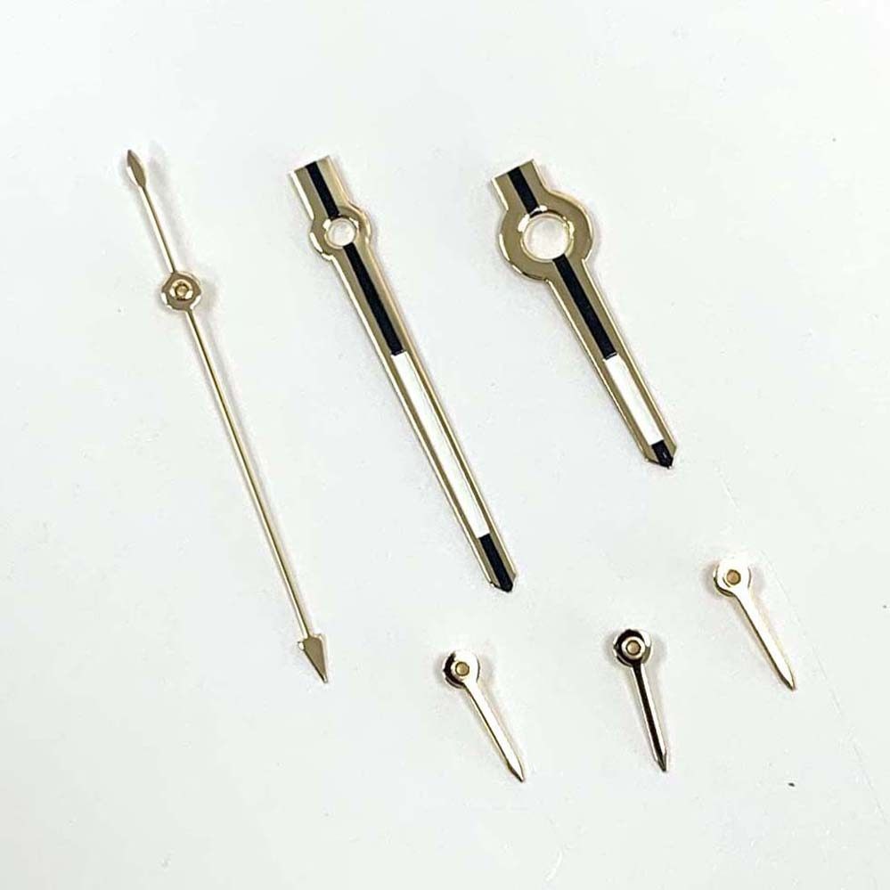 13*13.5*8.5mm Gold Silver Rose Gold Watch Hands Green Luminous For VK63 Movement