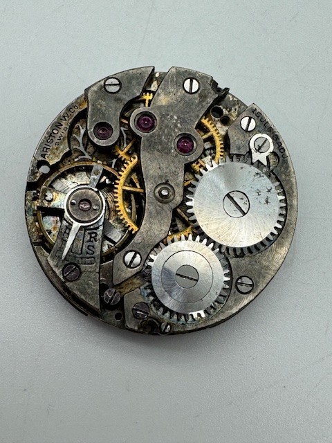 Vintage Ariston 15 Jewels Mechanical Watch Movement Untested