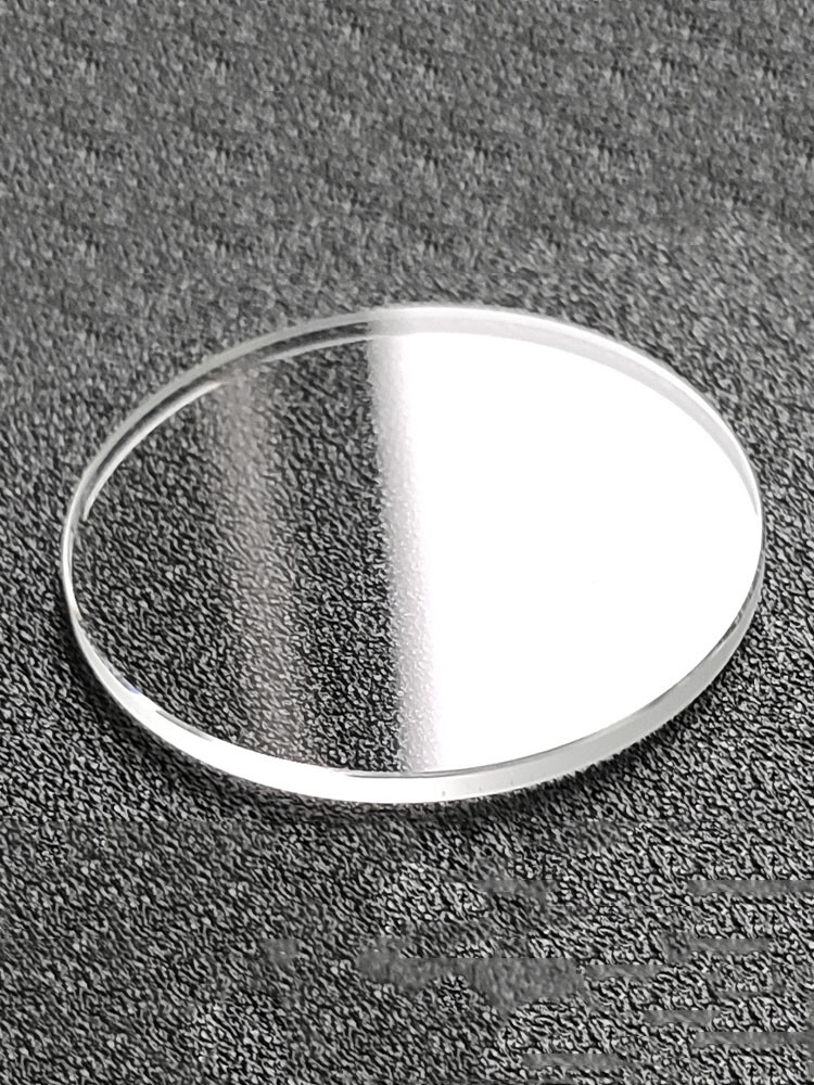Mineral Glass Double Convex Crystal 30-41mm Diameter 1-2mm Thickness
