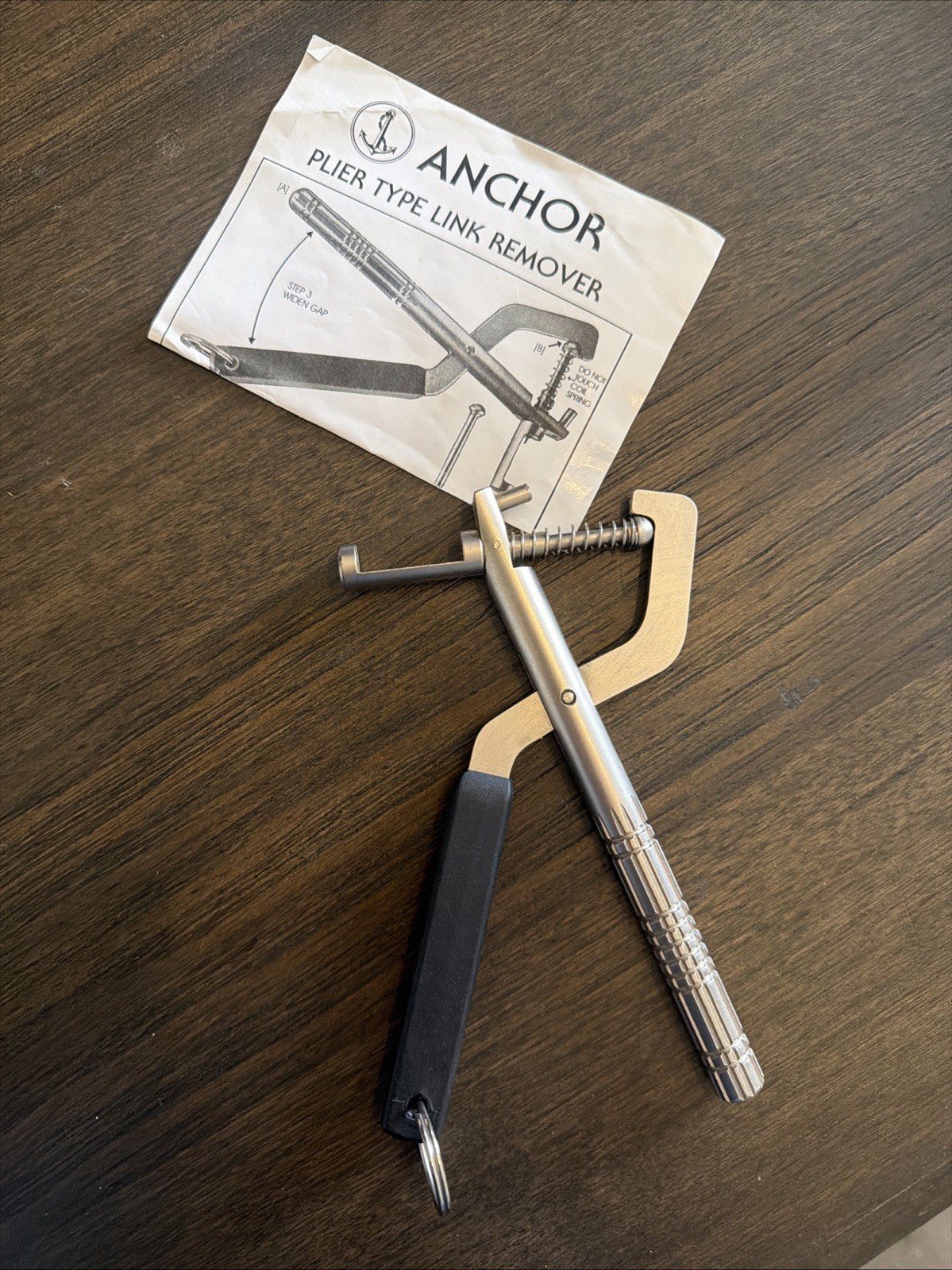 Anchor Plier Type Watch Band Link Remover Bracelet Sizing Pliers Repair Tool