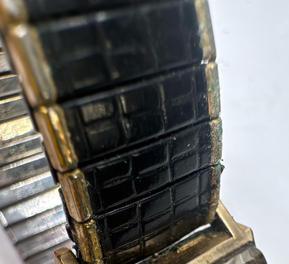 Benrus 10K Gold Filled Vintage Mens Wristwatch Speidel Band 1953 Calendar Featur