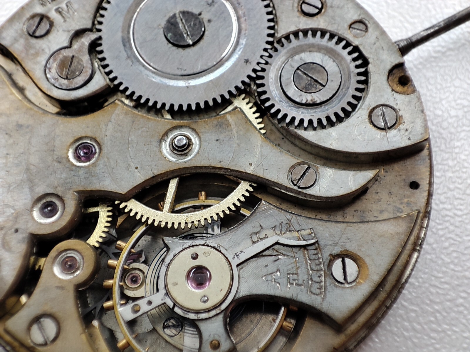Pocket Watch – Watch movement – 43.2 mm – for parts and spares