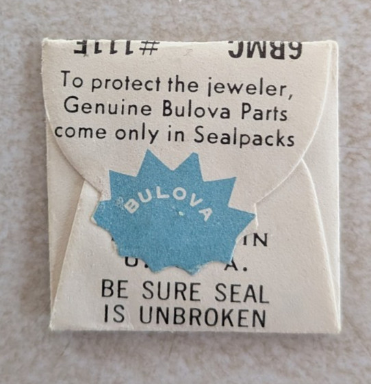 NOS Bulova Caravelle Cal. 6BMC – Upper & Lower Shock Spring Part# 111F 112F