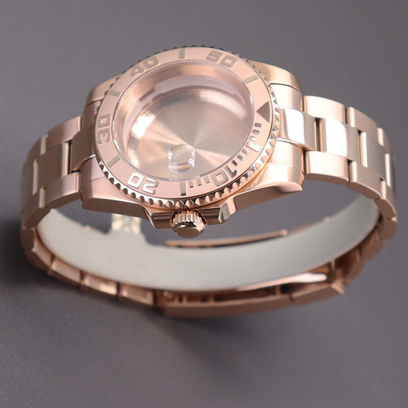 40mm Sterile Watch Cases 20mm Strap Prominent Ceramic Bezel Fit Nh35 36 Movement