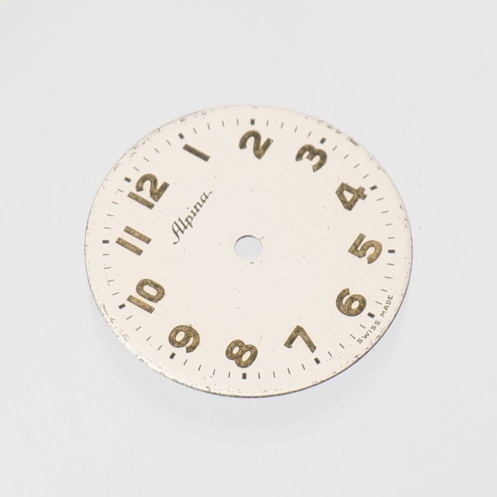 Vintage Ladies Alpina Cal 566 Watch Dial Part Watchmakers 19.5mm Swiss Made