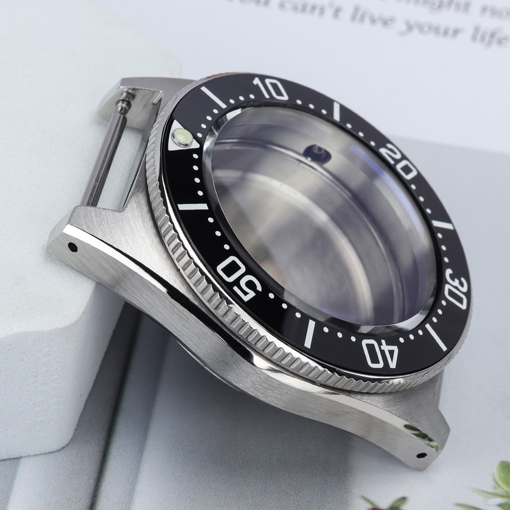 Sapphire 40.5mm Diver Watch Case Prospex Style For Seiko NH35 Automatic Movement