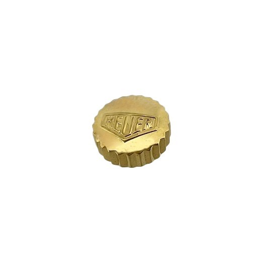 Heuer Vintage Crown 6.8mm Tap 10 Gold plated