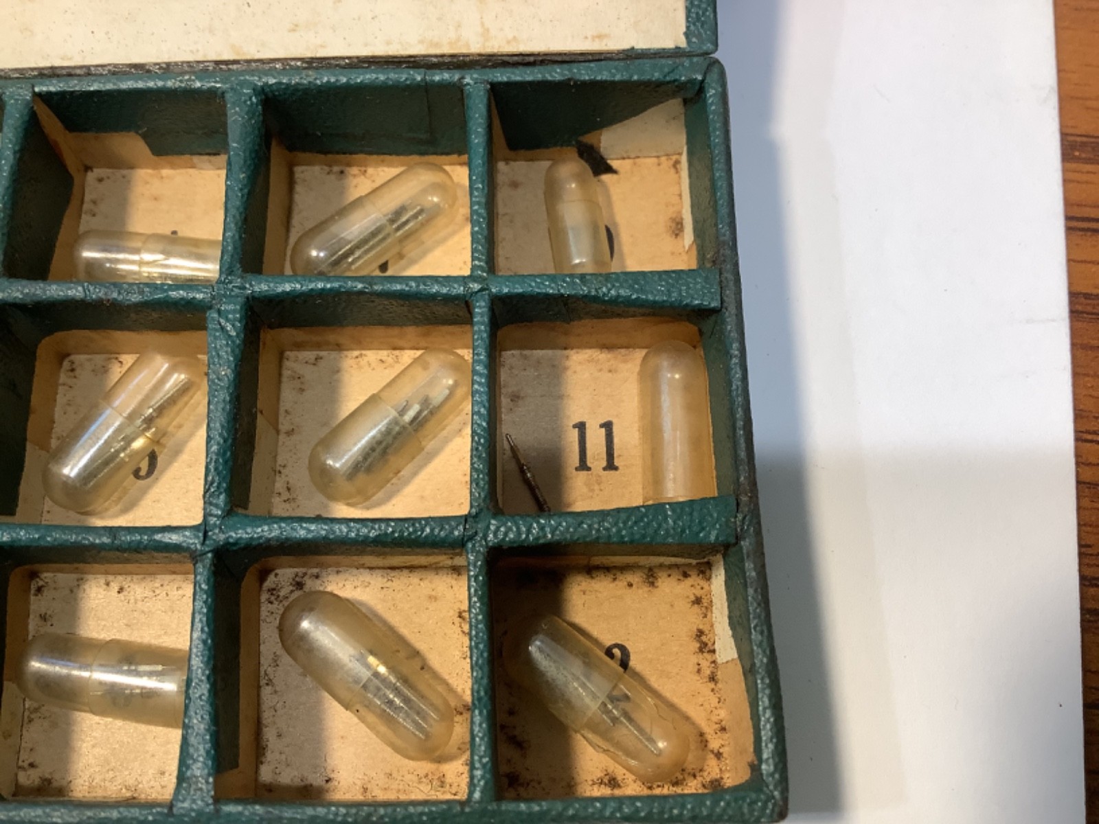 VINTAGE NEWALL BRAND BAGUETTE WATCH STEMS