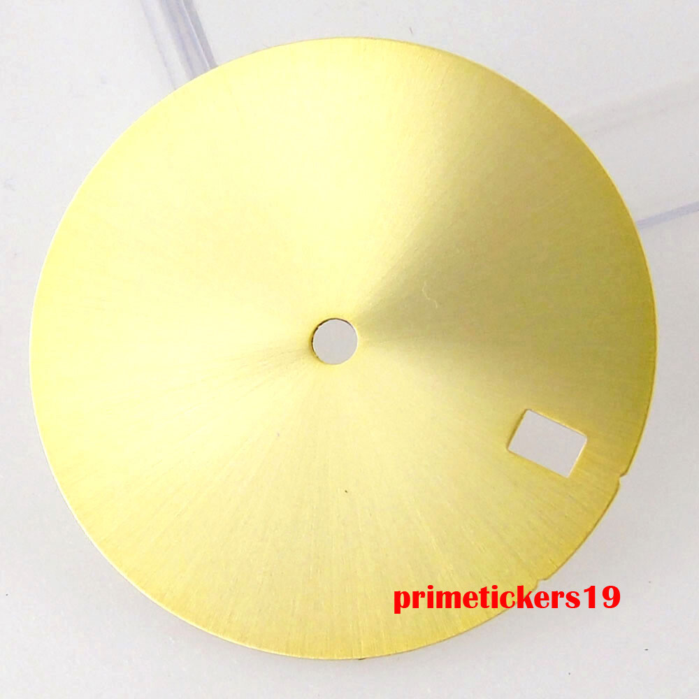 28.5mm Sterile Watch Dial Face Sunburst Date Window Hands Set Fit NH35 Movement
