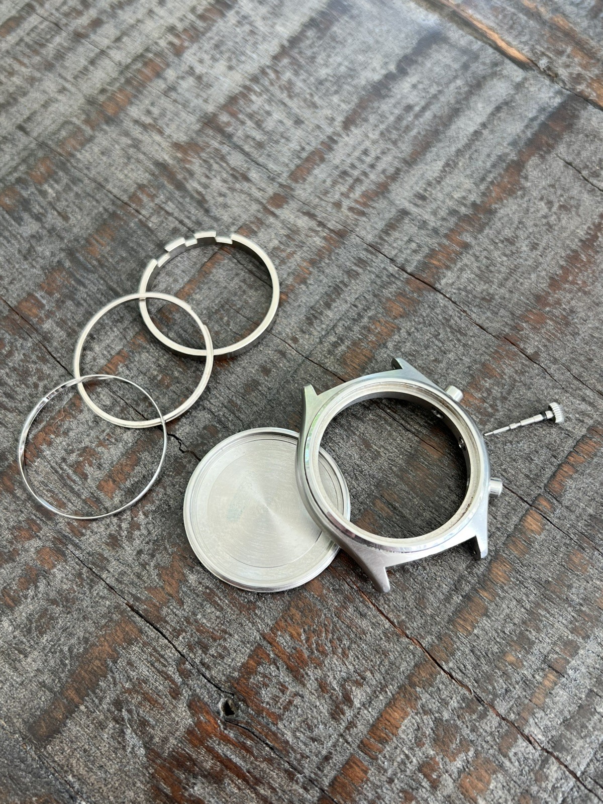 Seiko 7018-8000 Flyback One-Eyed Panda Parts for Repair Or Restoration