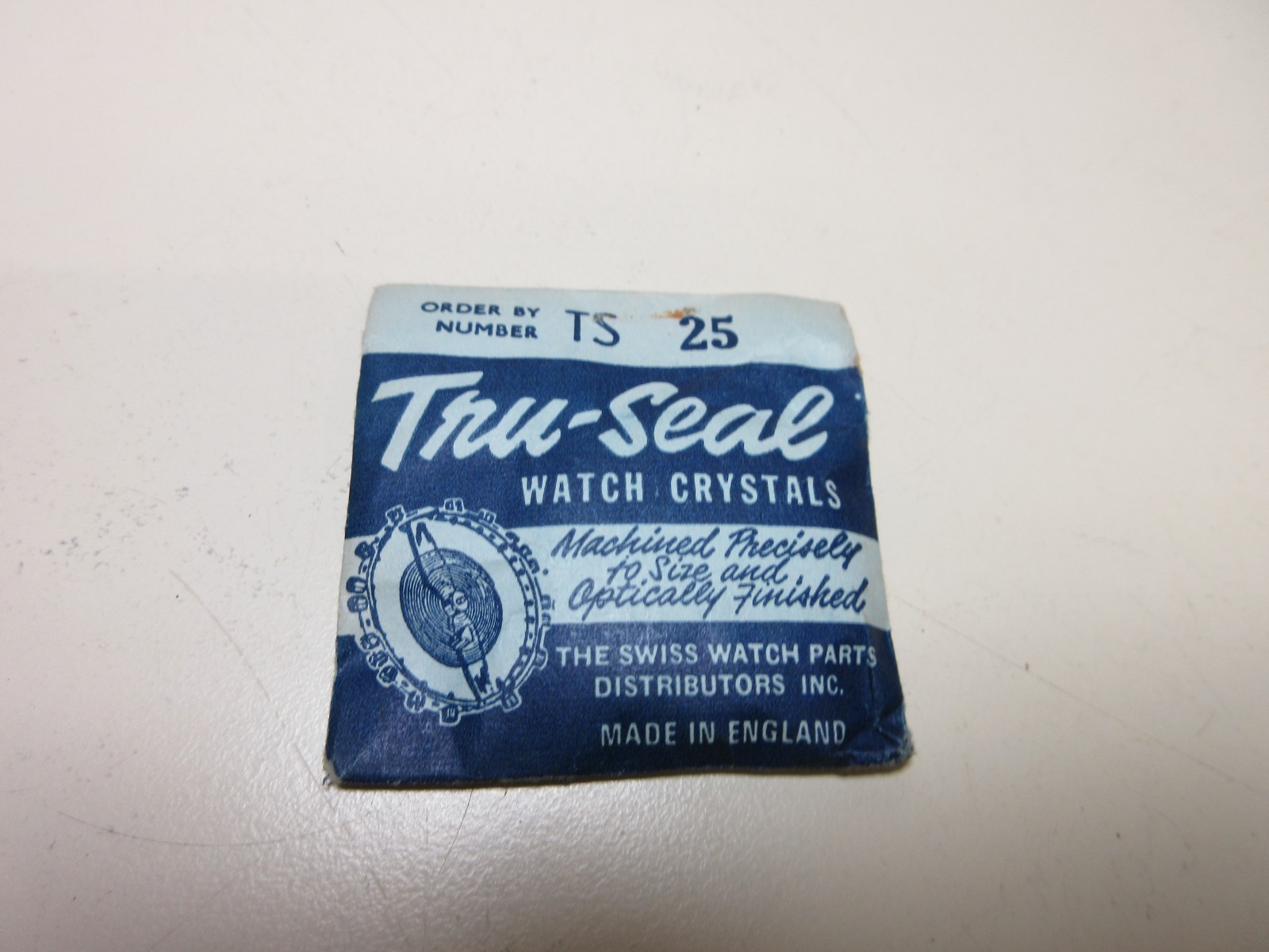 TRU SEAL ROUND WATCH CRYSTAL TS 25 WATCHMAKER REPLACEMENT PART #347