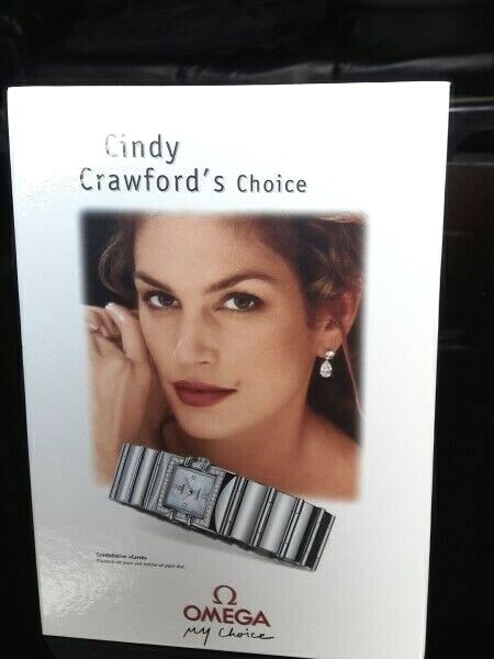 Vintage Watch Stand Display Cindy Crawford’s Choice OMEGA CONSTELLATION #7060