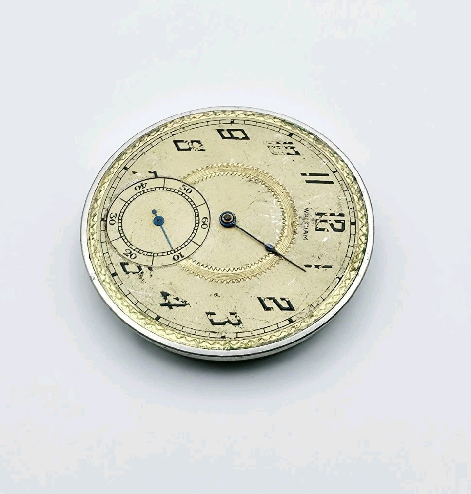 1920 Waltham Model 1894 Grade No. 225 17J 12s Pocket Watch Movement For Repair