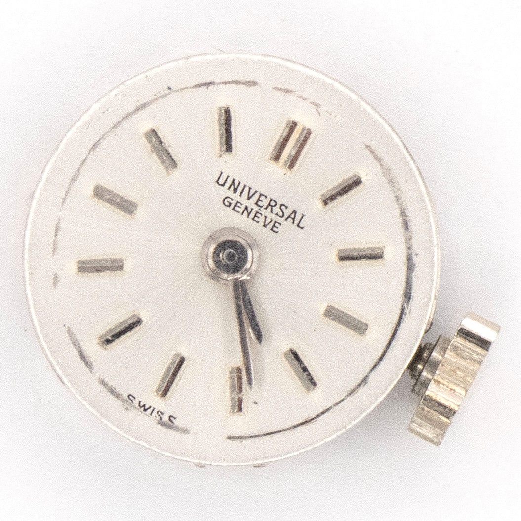 Vintage Universal Genève Caliber 04 17-Jewel Wristwatch Movement, Runs
