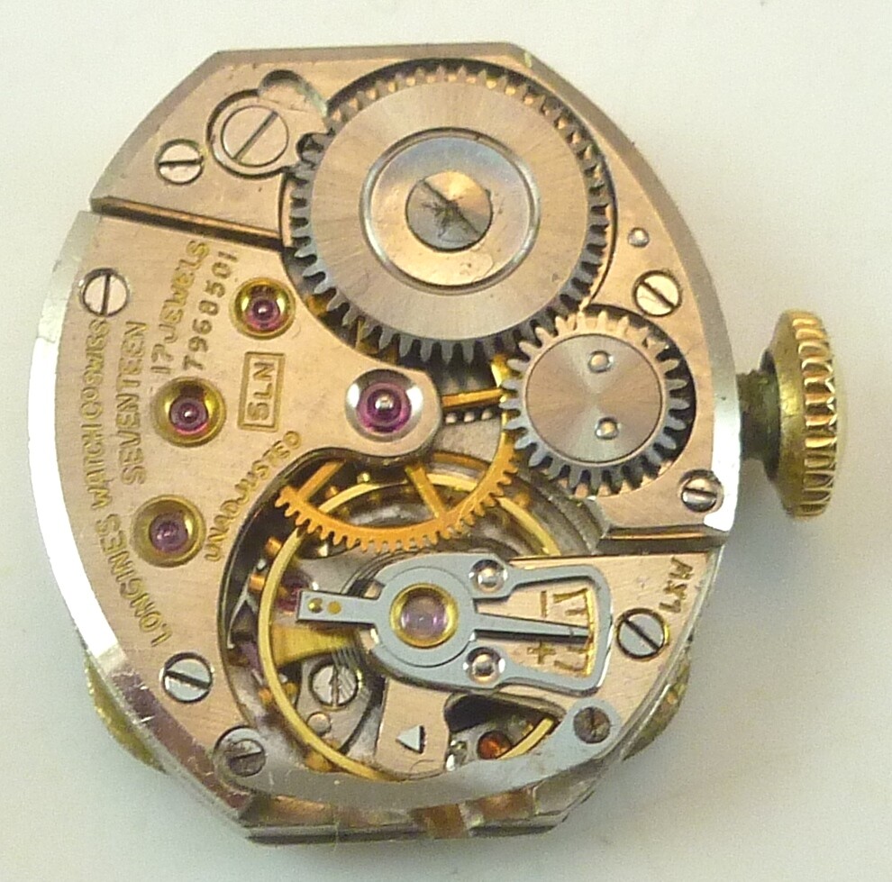 Vintage Longines 5LN Wristwatch Movement – Parts / Repair