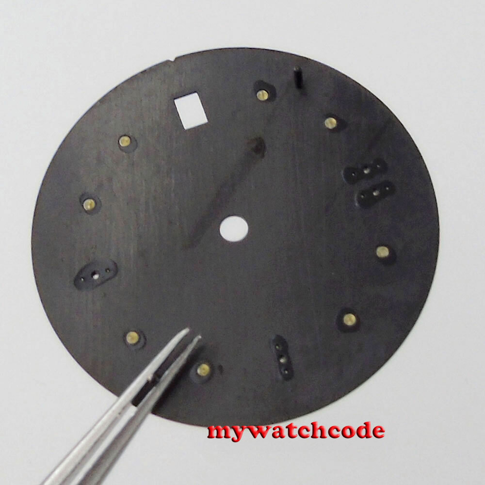 30.9mm blue black white Watch Dial luminous marks for Japan NH35 NH36 Movement