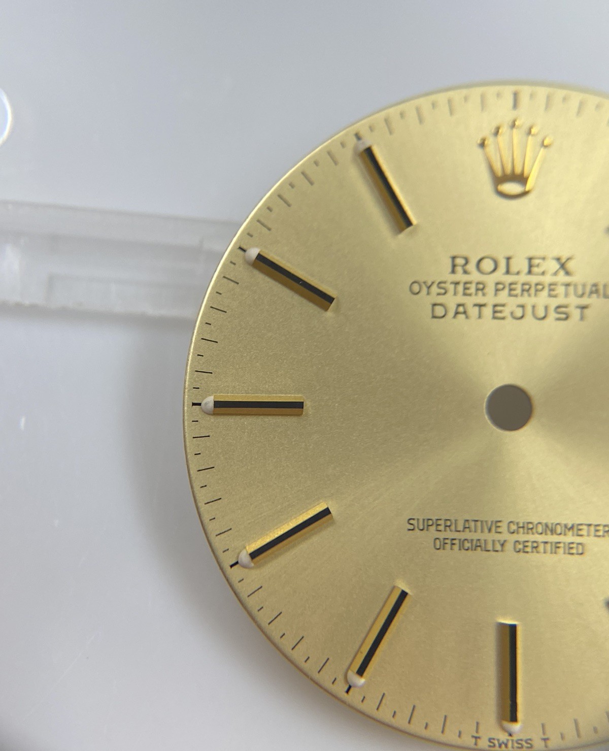 Genuine Rolex Datejust 36mm 16013 16233 Cal 3035/3135 Champagne Gold Dial