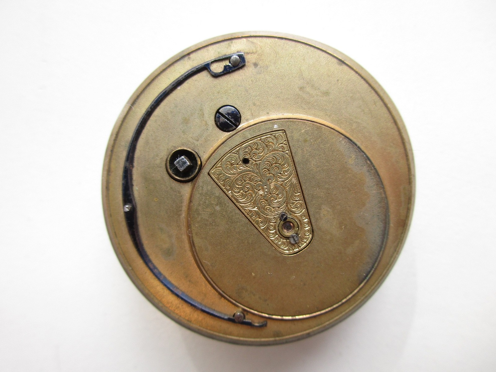 Verge Fusee pocket watch movement Aaronson Manchester – balance moves