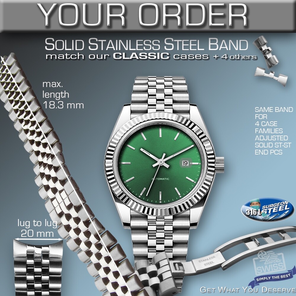 WATCH Bracelet 20 mm, match our CLASSIC case family