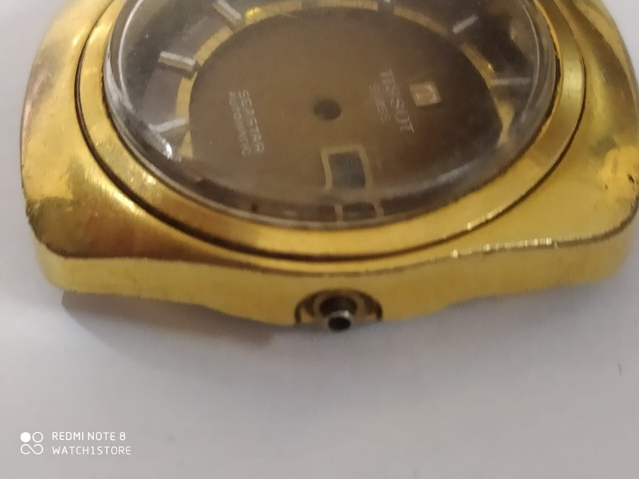 Tissot Seastar automatic Case Ref. 46669-4 Cal 2571 With Dial Gold Playted Used
