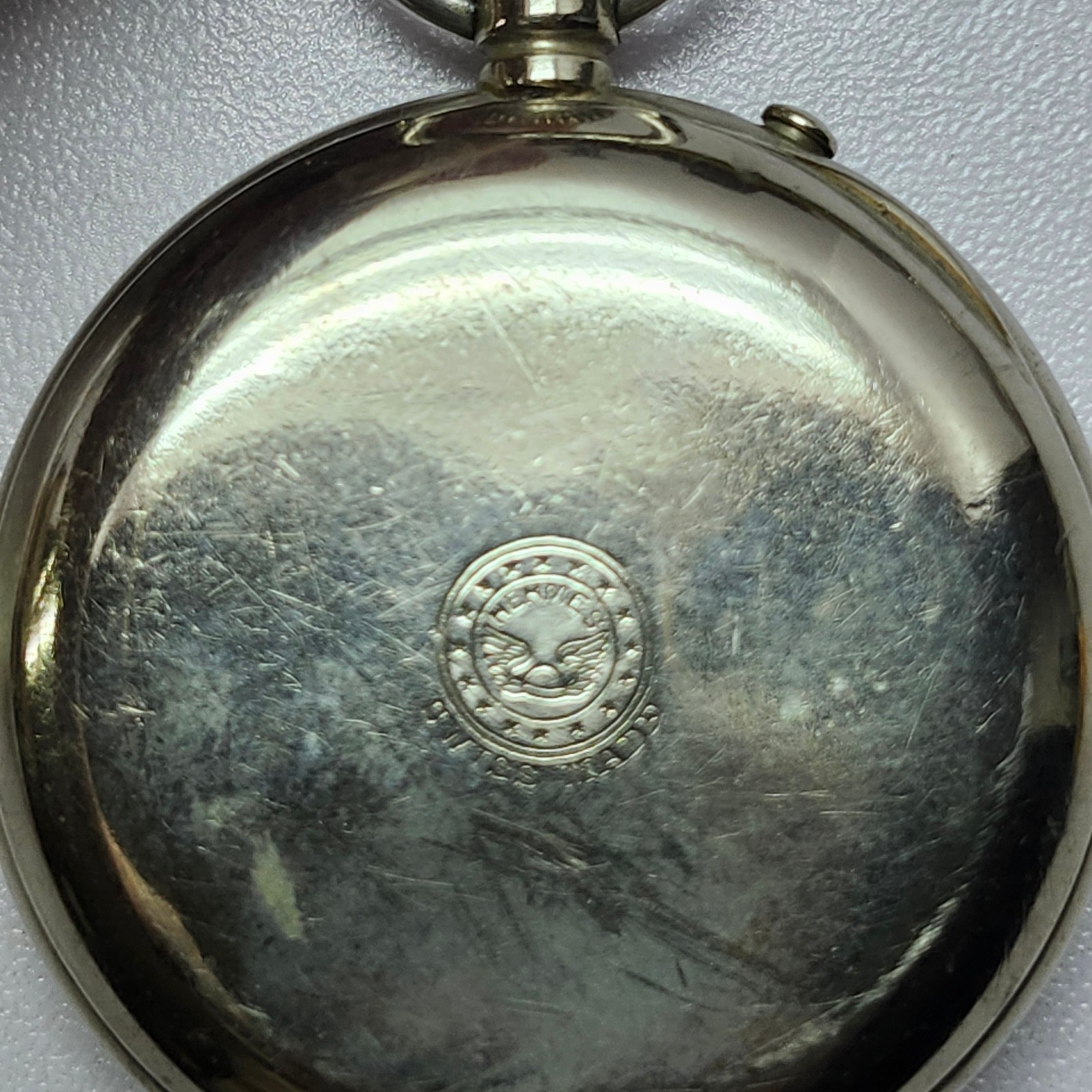 Swiss Hermes Pin-Set Cylinder Pocket Watch Movement & Case Parts Repair