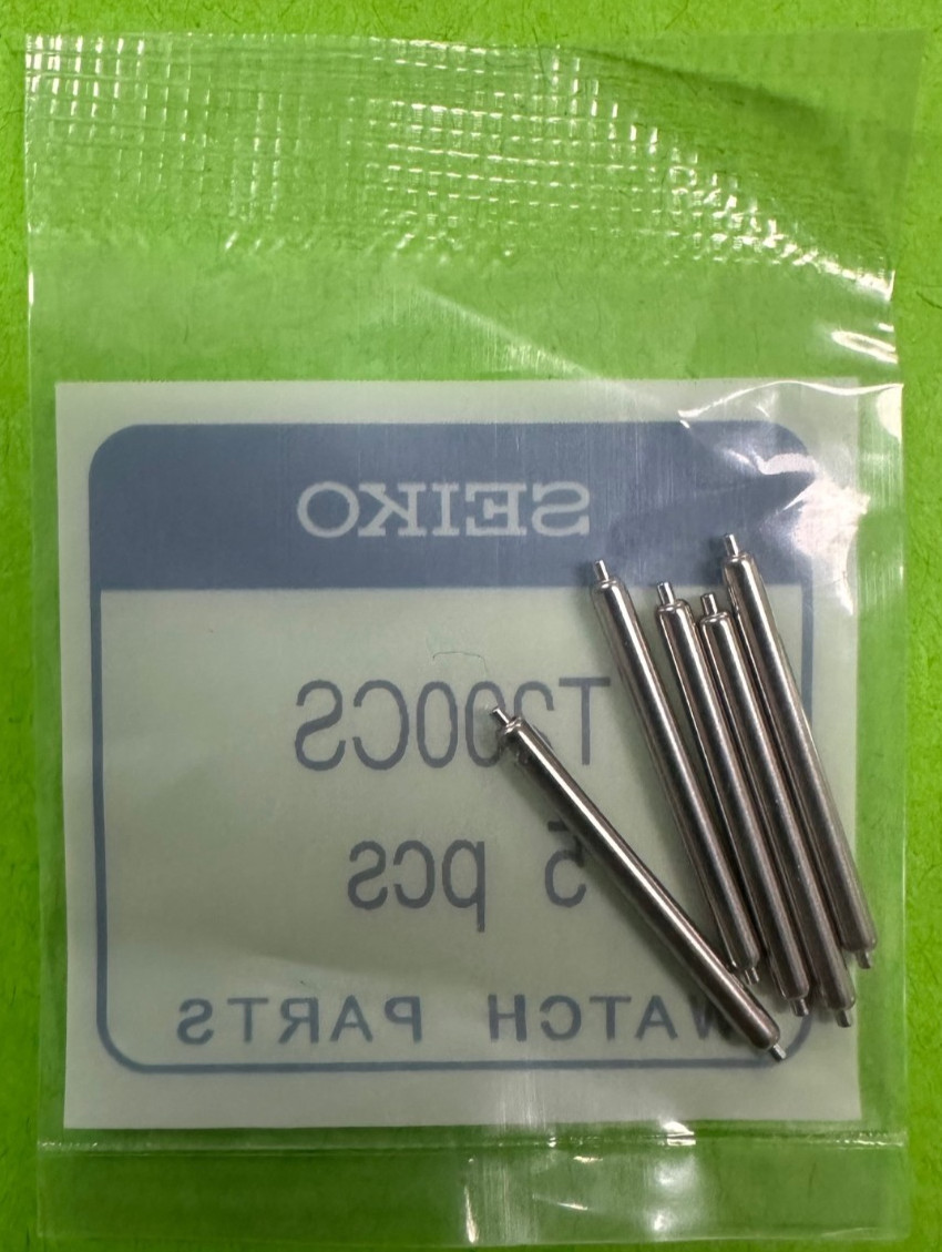 Seiko T200CS Spring Bar Genuine Parts for 20mm Set of 5 Genuine