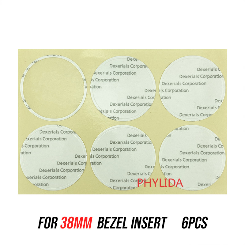 NEW Japan Dexerials Adhesive Rings Sticker Fit For 38mm Bezel Insert Sub SKX