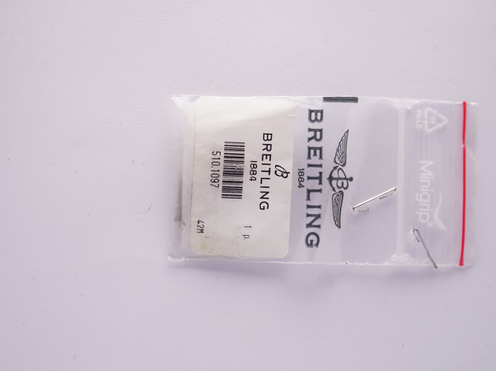 Authentic Breitling Professional II Avenger 510.1097 Steel Link 20mm+Crown