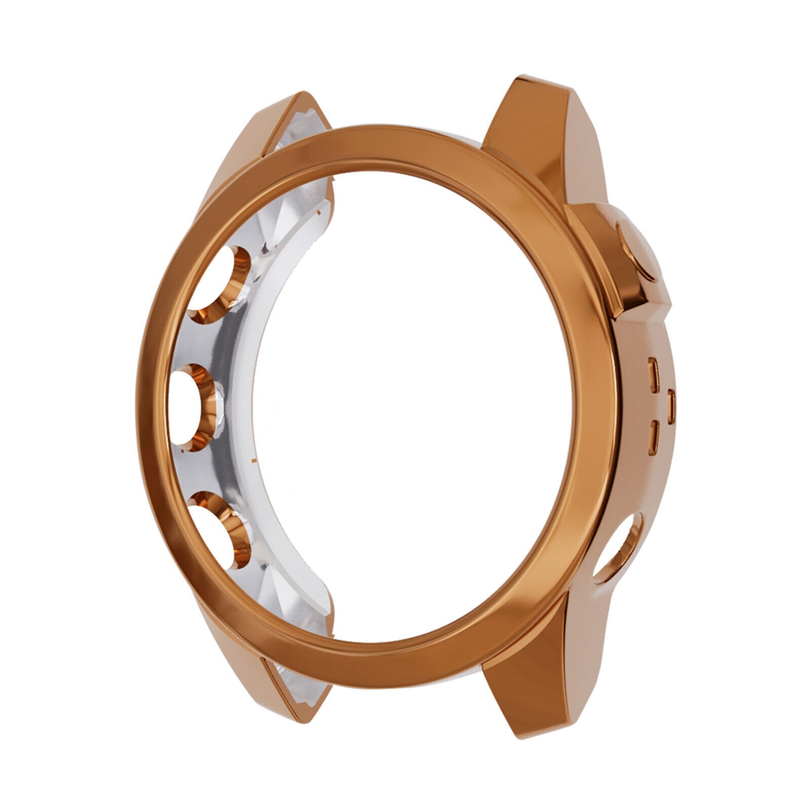 For Garmin Fenix 7 Sapphire Watch Frame TPU Silicone Protector Bumper Case Cover