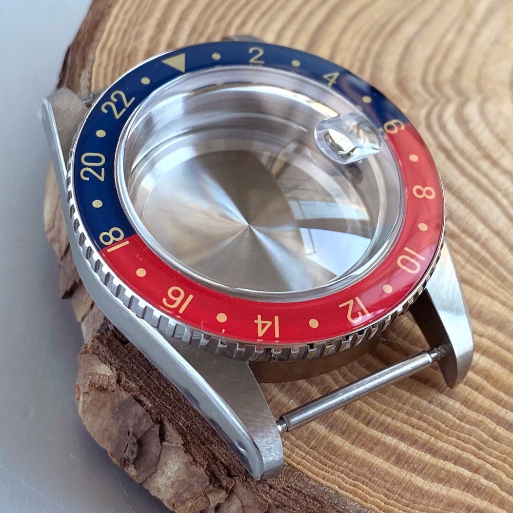 New Tandorio 38mm Sapphire Diver Watch Case Fit For NH34 NH34A Movement Luminous