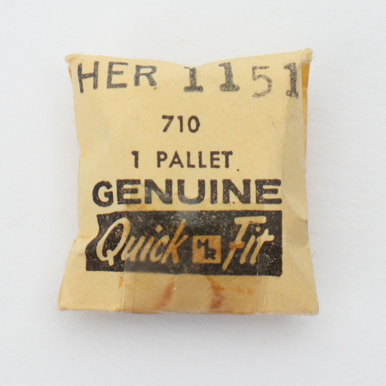 QuickFit HB 1151, 1161 Pallet Fork Watch Part Watchmakers #710 New Stock (PFC)