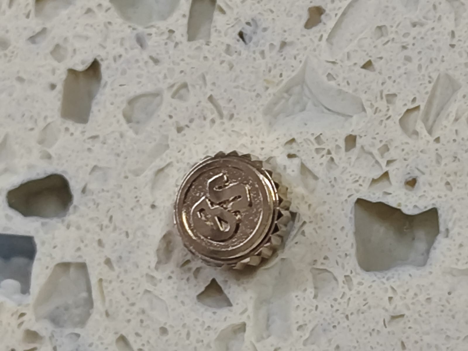 Genuine Grand Seiko GS Crown 5MM Gold NEW