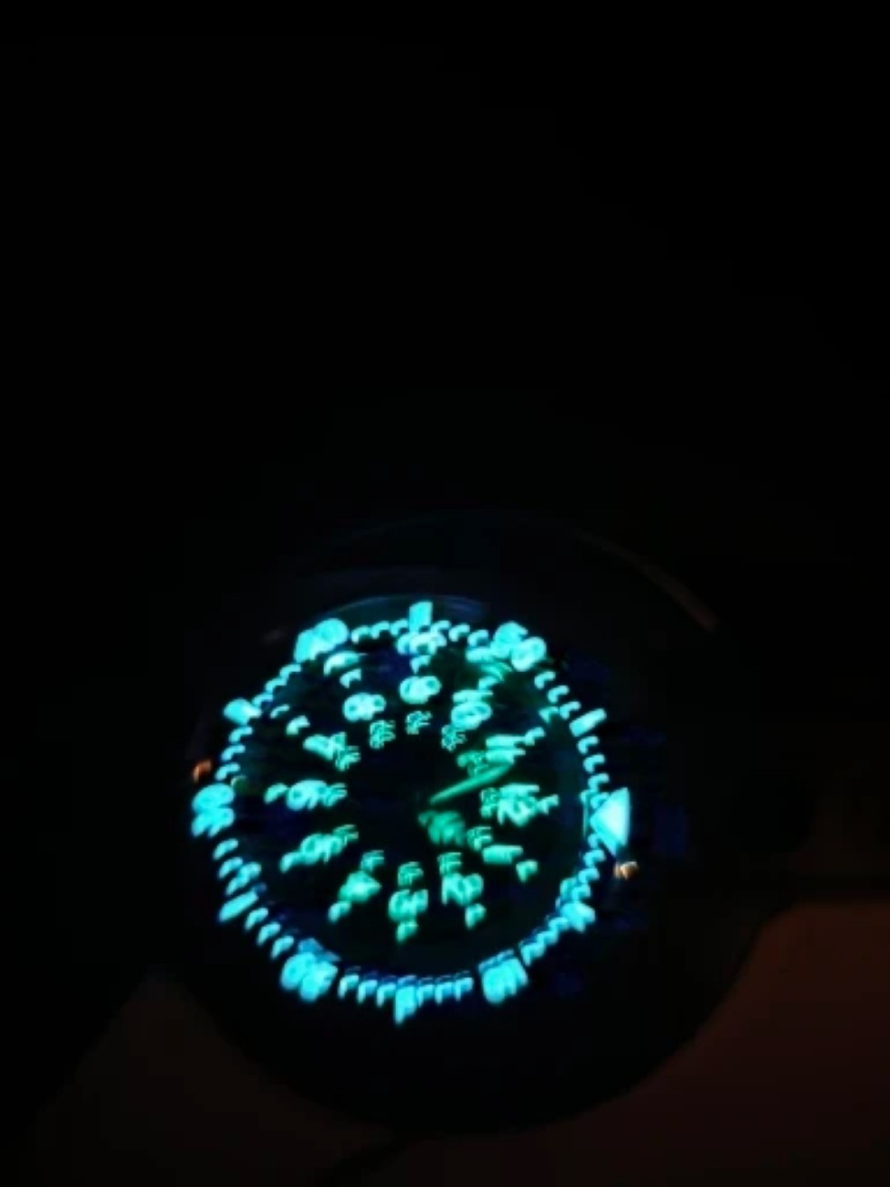 Luminous Watch Dial 28.5mm 29mm Super Fluorescent For VH31 NH35 2035 Movement