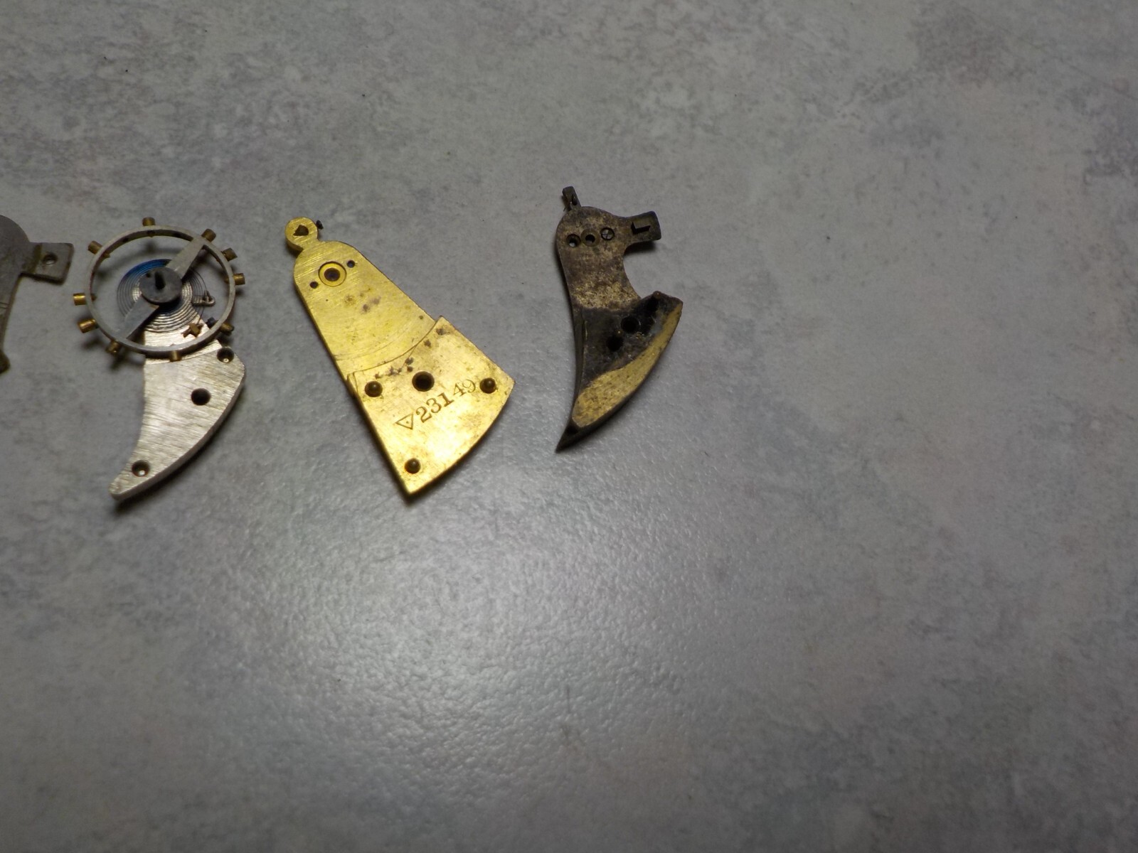 VTG LOT OF POCKET WATCH BALANCE COCKS WATCHMAKER REPLACEMENT PARTS STEAMPUNK #4