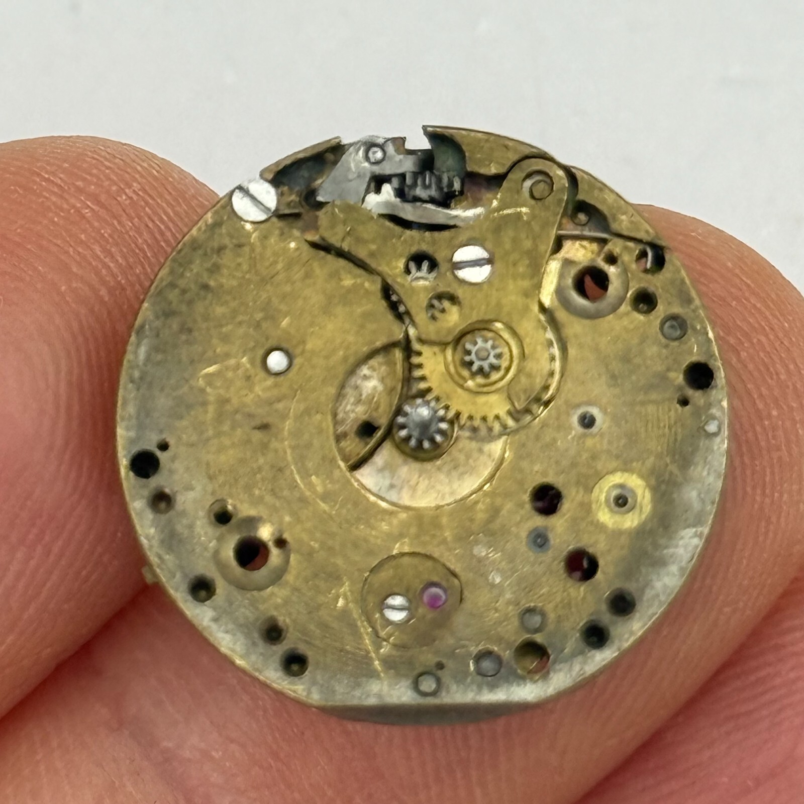 Breguet HSBG Watch Movement Albion Manual Wind Swiss Vintage Parts Repair 19.3mm