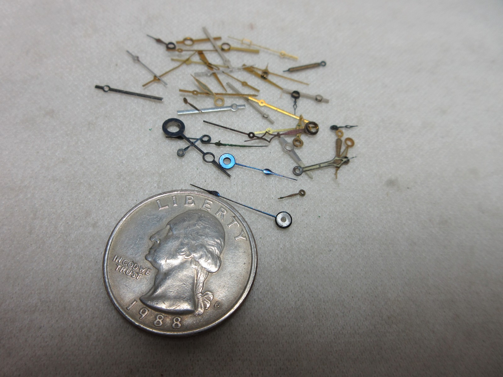 LOT OF 40 WATCH HANDS WATCHMAKER PARTS ASSORTED LOT POCKET / WRIST WATCH