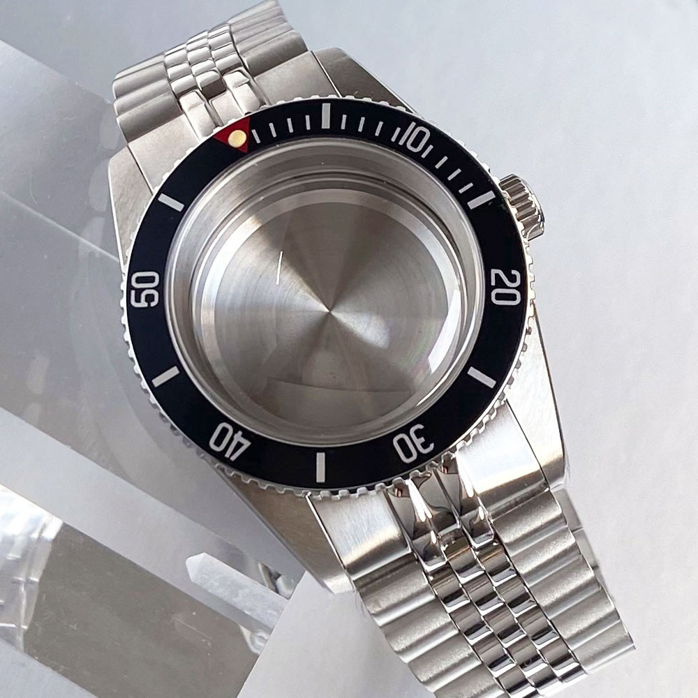 Watch Accessory 38mm 200M Waterproof Case Fit for SUB NH34 NH35 Domed Sapphire