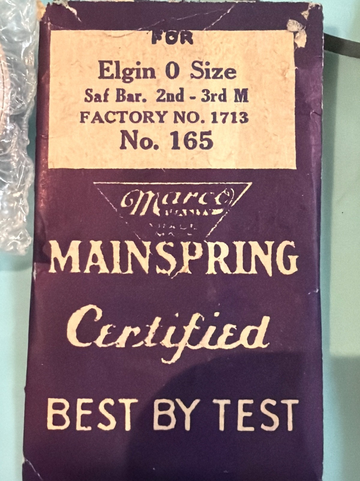 Elgin Mainspring- NOS – Various Calibers