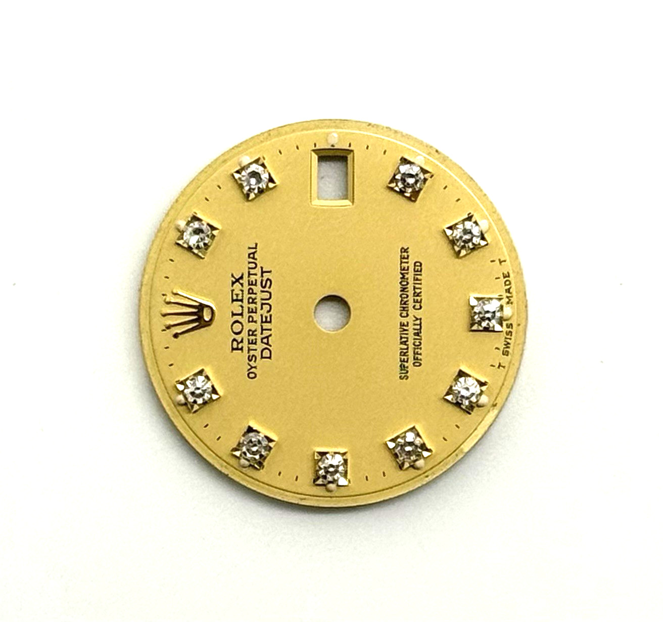 Rolex Datejust 26mm 69173 79173 Singer Champagne Diamond Dial Rare Authentic OEM