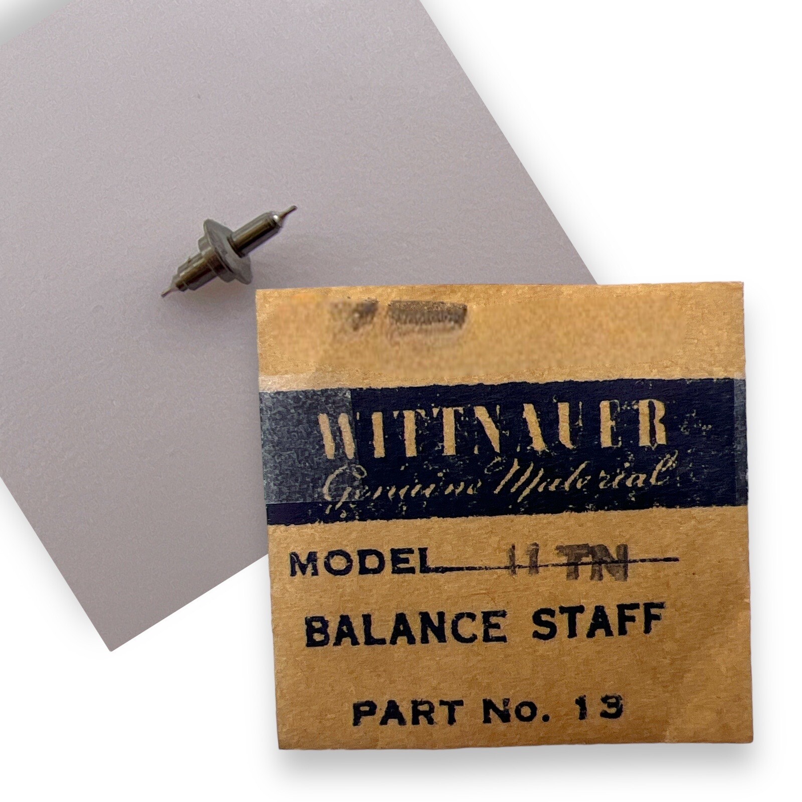 Wittnauer 11TN Balance Staff x 1 Watch Material Part No. 13 NOS VTG