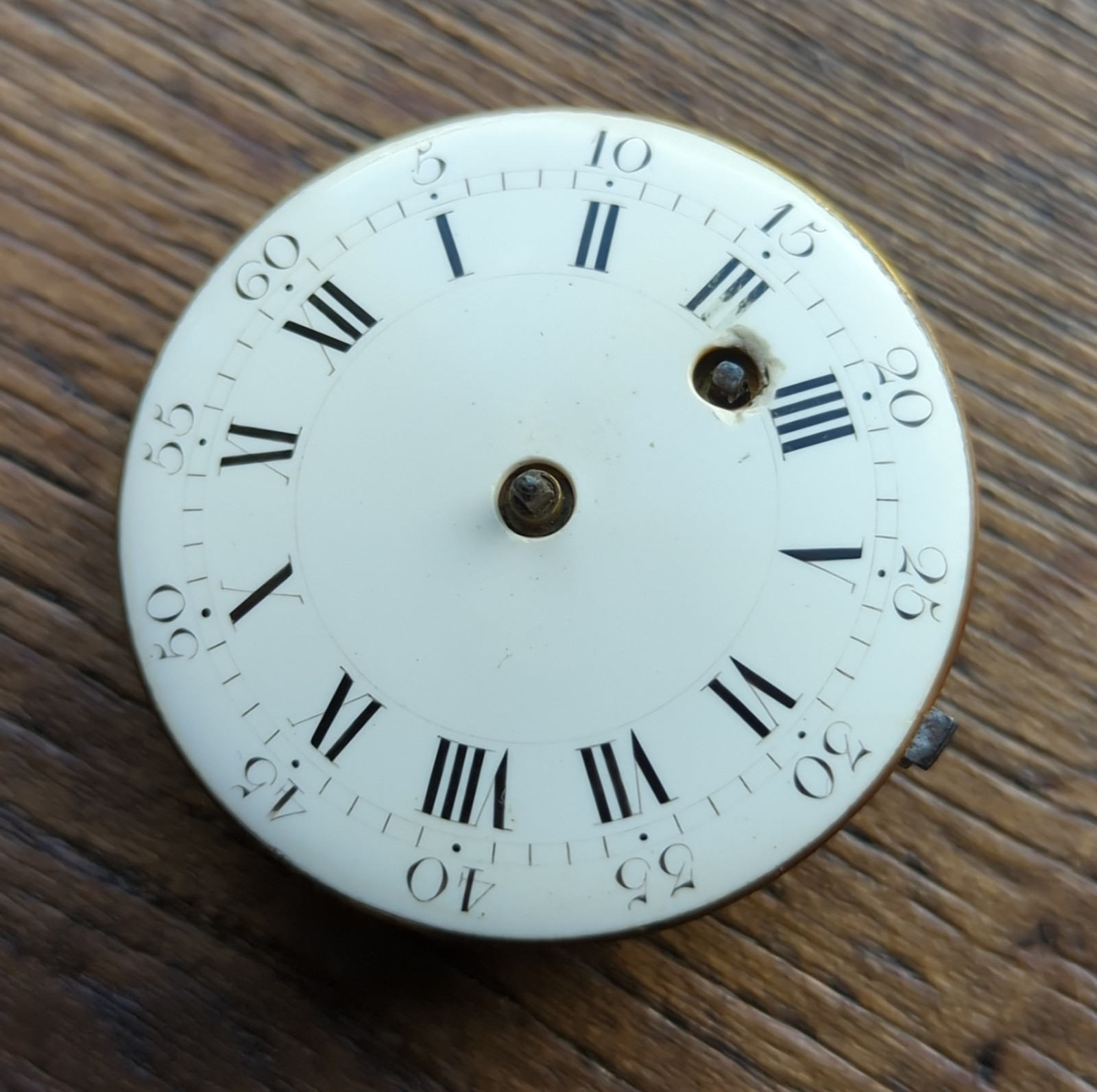 Jean-François Dominicé Verge Fusee Pocket Watch Movement To Restore 18thC (AT39)