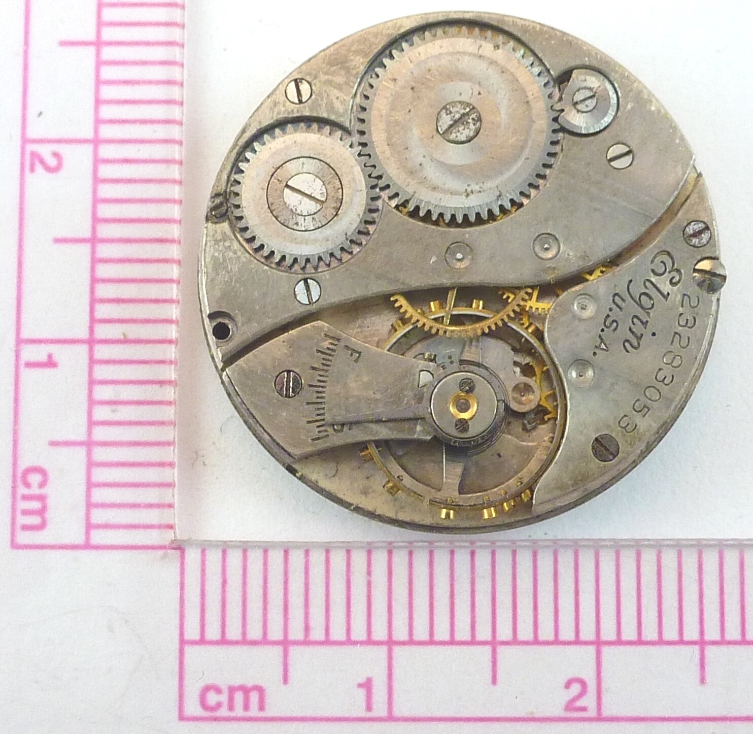 Vintage Elgin 431 Pocket Watch Movement – Parts – Repair