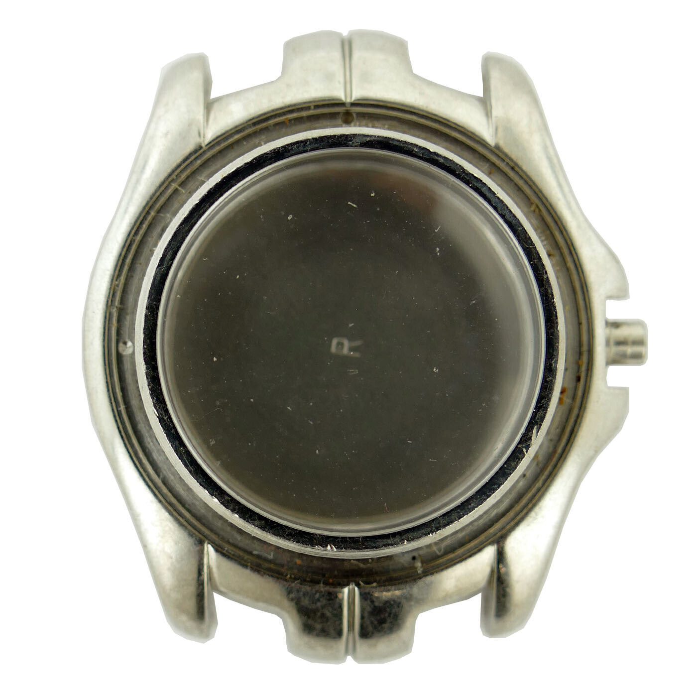 TAG HEUER WT1352 LINK STAINLESS STEEL MIDSIZE WATCH CASE FOR PARTS OR REPAIRS