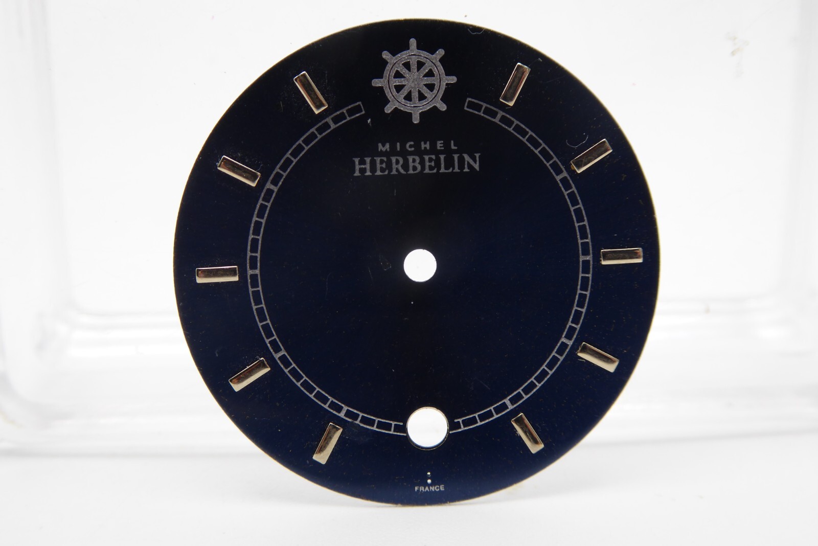 Michel Herbelin vintage blue dial